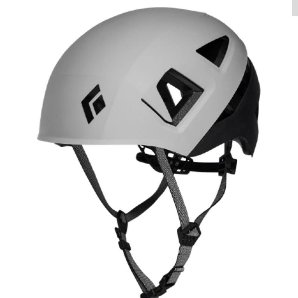 NWT, Black Diamond Capitan Climbing Helmet, pewter and black, size M/L